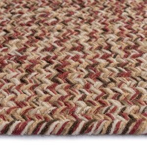 Capel Rugs Stockton Textured Polypropylene Area Rug - Traditional Style With Easy Care & All Weather Performance Medium Red 100% Polypropylene 0224vs00270048550