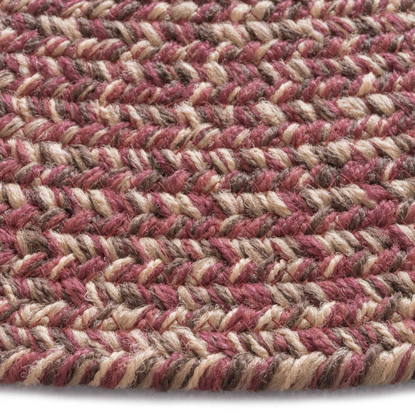 Capel Rugs Stockton Textured Polypropylene Area Rug - Traditional Style With Easy Care & All Weather Performance Dark Red 100% Polypropylene 0224cs0036575