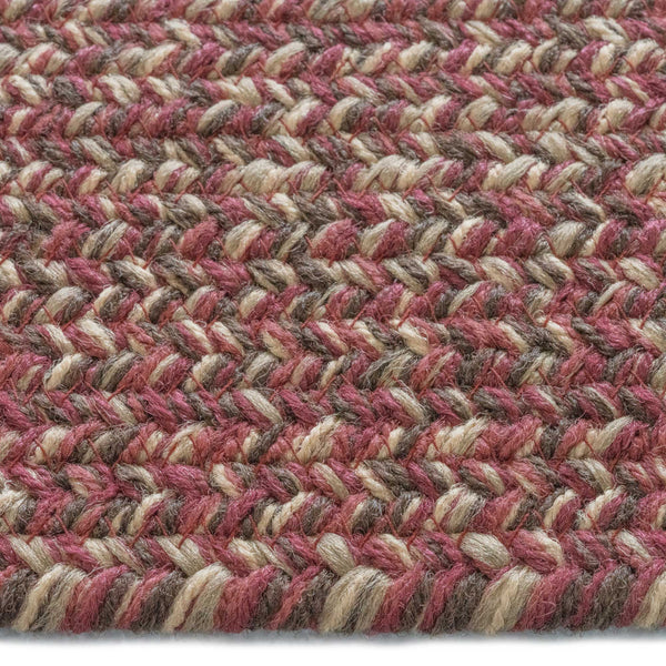 Capel Rugs Stockton Textured Polypropylene Area Rug - Traditional Style With Easy Care & All Weather Performance Dark Red 100% Polypropylene 0224qs00240800575
