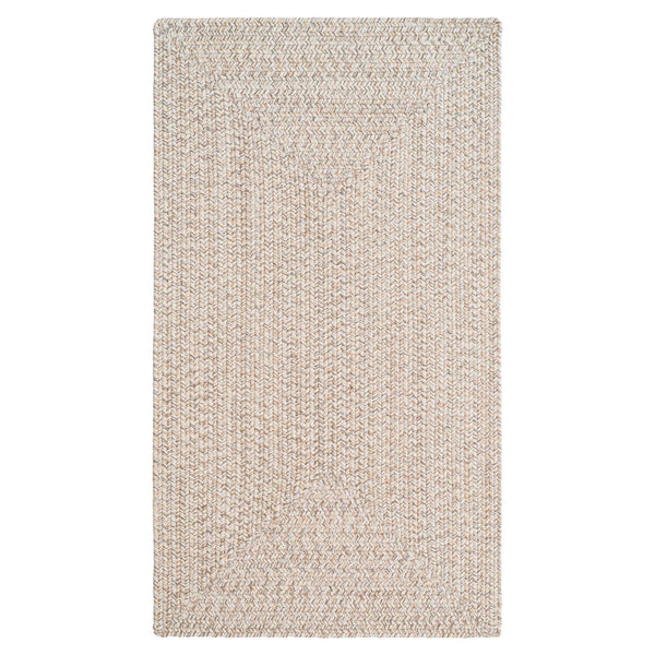 Capel Rugs Stockton Textured Polypropylene Area Rug - Traditional Style With Easy Care & All Weather Performance Light Brown, Ivory 100% Polypropylene 0224qs00240800725