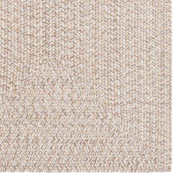 Capel Rugs Stockton Textured Polypropylene Area Rug - Traditional Style With Easy Care & All Weather Performance Light Brown, Ivory 100% Polypropylene 0224qs00240800725
