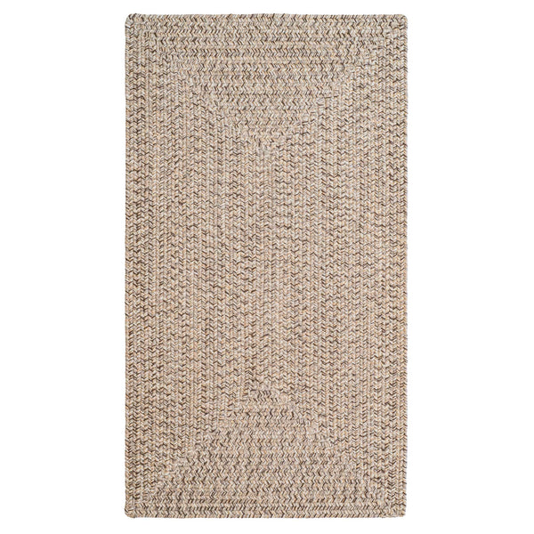 Capel Rugs Stockton Textured Polypropylene Area Rug - Traditional Style With Easy Care & All Weather Performance Medium Brown, Tan 100% Polypropylene 0224qs00270048750