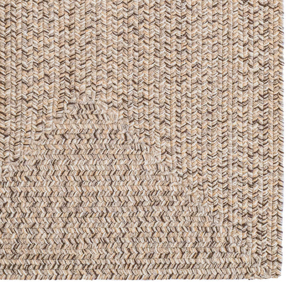 Capel Rugs Stockton Textured Polypropylene Area Rug - Traditional Style With Easy Care & All Weather Performance Medium Brown, Tan 100% Polypropylene 0224qs00200030750