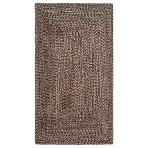 Capel Rugs Stockton Textured Polypropylene Area Rug - Traditional Style With Easy Care & All Weather Performance Dark Brown, Tan 100% Polypropylene 0224qs00360036775