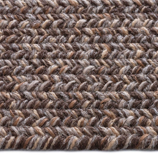 Capel Rugs Stockton Textured Polypropylene Area Rug - Traditional Style With Easy Care & All Weather Performance Dark Brown, Tan 100% Polypropylene 0224qs00360036775
