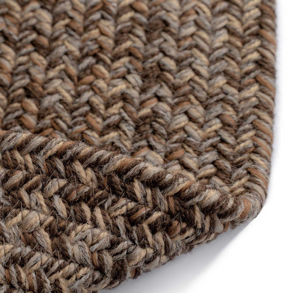 Capel Rugs Stockton Textured Polypropylene Area Rug - Traditional Style With Easy Care & All Weather Performance Dark Brown, Tan 100% Polypropylene 0224vs03000500775