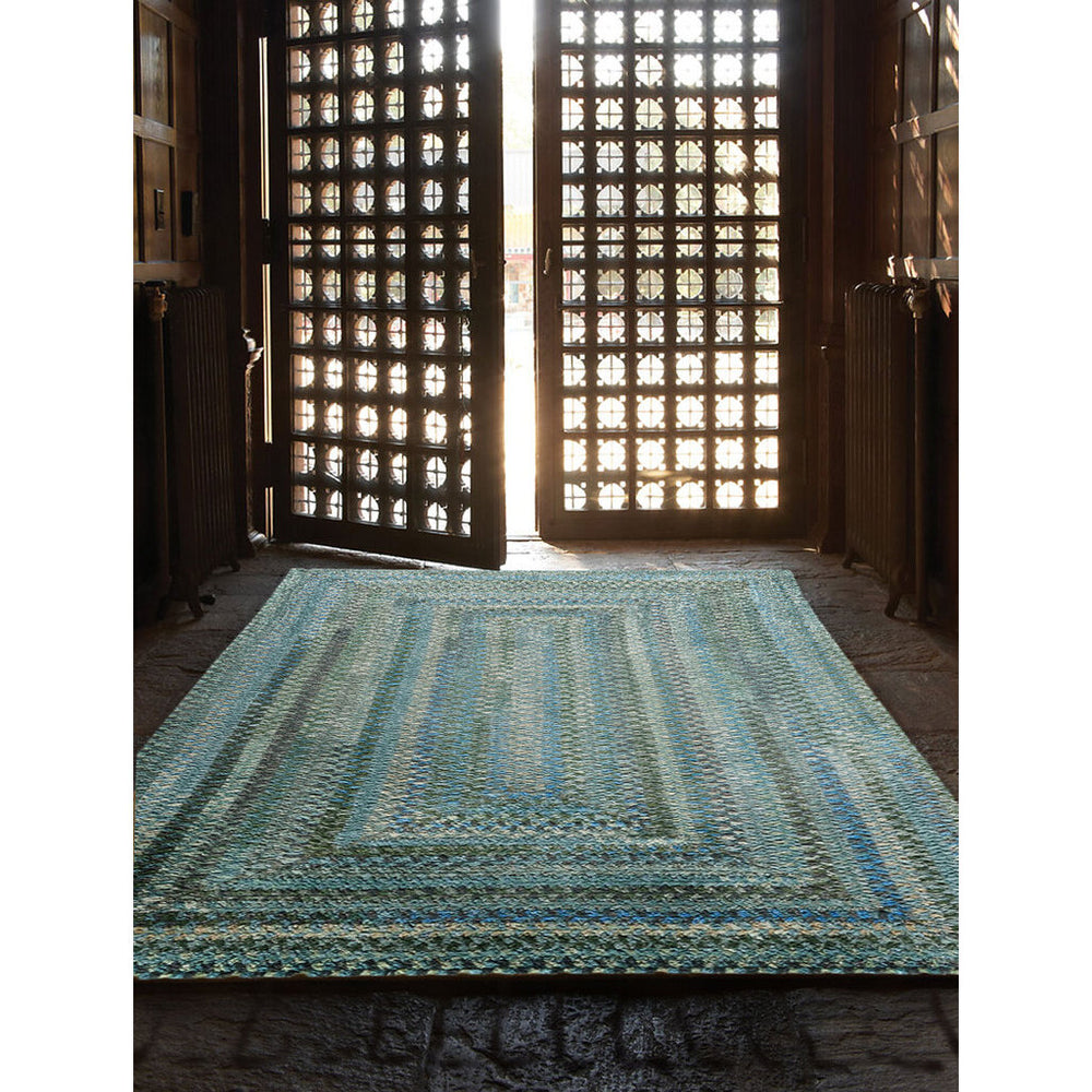 Capel Rugs Synergy Captivating Harmony: Plush Cotton Chenille Inspired By Morning Skies In Elegant Tones Misty Sage, Green 95% Cotton,5% Polyester 0225qs03000500220