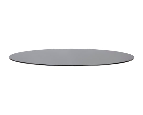 Sunpan Glass Dining Table Top - Elegant Rectangular Clear Tempered Design For Stylish Dining Spaces Grey Glass 106414