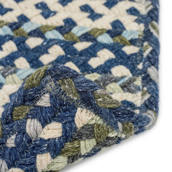 Capel Rugs Wanderer Artisan Crafted Rug – Textured Wool Blend Design Inspired By Global Cultures And Colors Deep Blue 34% Wool,33% Nylon,33% Polyester 0228xs00360036465