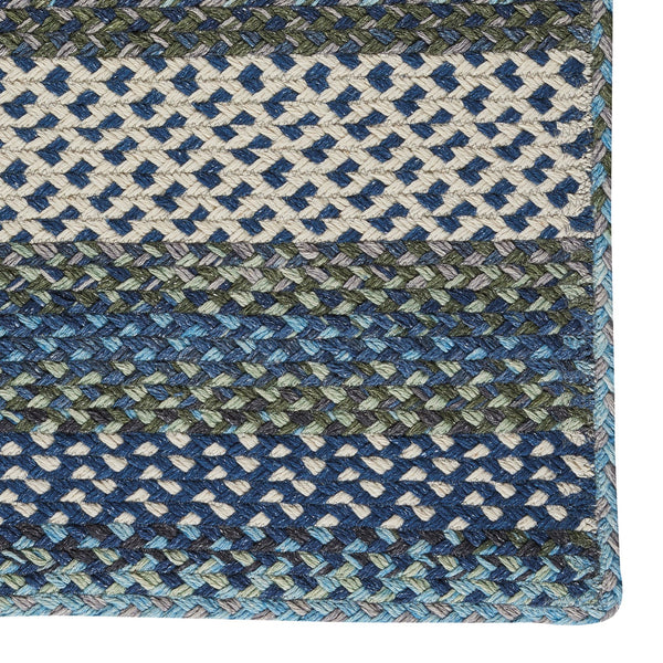 Capel Rugs Wanderer Artisan Crafted Rug – Textured Wool Blend Design Inspired By Global Cultures And Colors Deep Blue 34% Wool,33% Nylon,33% Polyester 0228xs00360036465