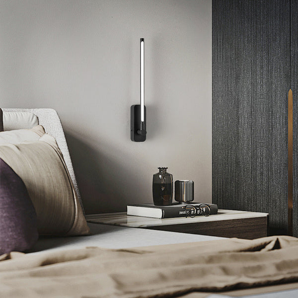 English Elm Rechargeable Magnetic LED Wall Lights 2-Pack with Remote, Dimmable 3CCT Timer Anti-Rust Black W2312P374960