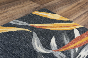 Alora Decor Mirage Hand-Tufted Recycled Polyester Rug — Shabby Chic Tropical Palette, Plush Full-Loop Texture 8'9" x 11'9" 02302310300168919