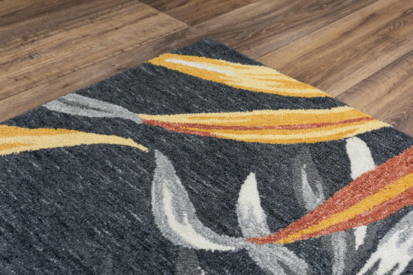 Alora Decor Mirage Hand-Tufted Recycled Polyester Rug — Shabby Chic Tropical Palette, Plush Full-Loop Texture 8'9" x 11'9" 02302310300168919