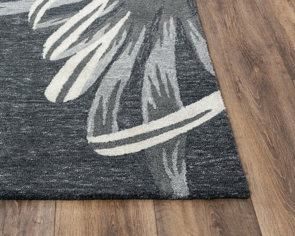Alora Decor Mirage Hand-Tufted Recycled Polyester Rug — Shabby Chic Tropical Palette, Plush Full-Loop Texture 8'9" x 11'9" 02302310300168919