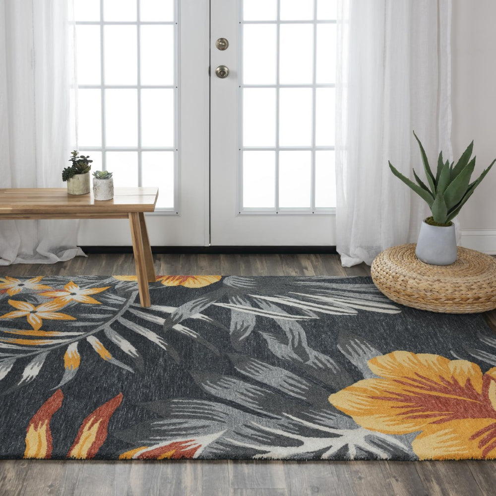 Alora Decor Mirage Hand-Tufted Recycled Polyester Rug — Shabby Chic Tropical Palette, Plush Full-Loop Texture 8'9" x 11'9" 02302310300168919