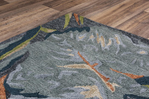 Alora Decor Mirage Hand-Tufted Floral Rug In Neutral Earth Tones — Recycled Polyester, Low-Profile Luxury 7'9" x 9'9" 02302310600167999