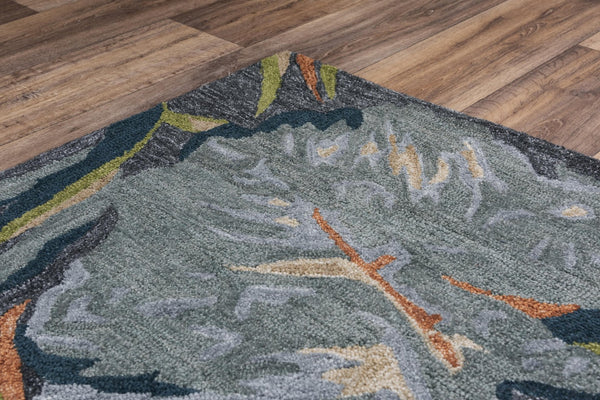 Alora Decor Mirage Hand-Tufted Floral Rug In Neutral Earth Tones — Recycled Polyester, Low-Profile Luxury 7'9" x 9'9" 02302310600167999
