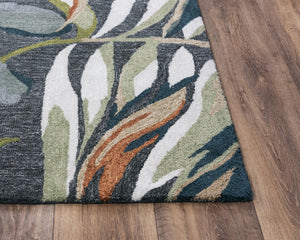 Alora Decor Mirage Hand-Tufted Floral Rug In Neutral Earth Tones — Recycled Polyester, Low-Profile Luxury 7'9" x 9'9" 02302310600167999