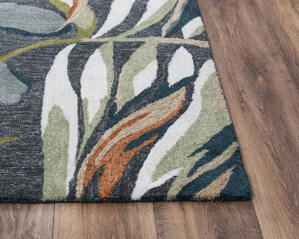 Alora Decor Mirage Hand-Tufted Floral Rug In Neutral Earth Tones — Recycled Polyester, Low-Profile Luxury 7'9" x 9'9" 02302310600167999