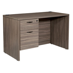 OSP Home Furnishings Napa Under Desk Rolling File Pedestal with Locking Casters for Office Organization 22"D NAP-80-URB