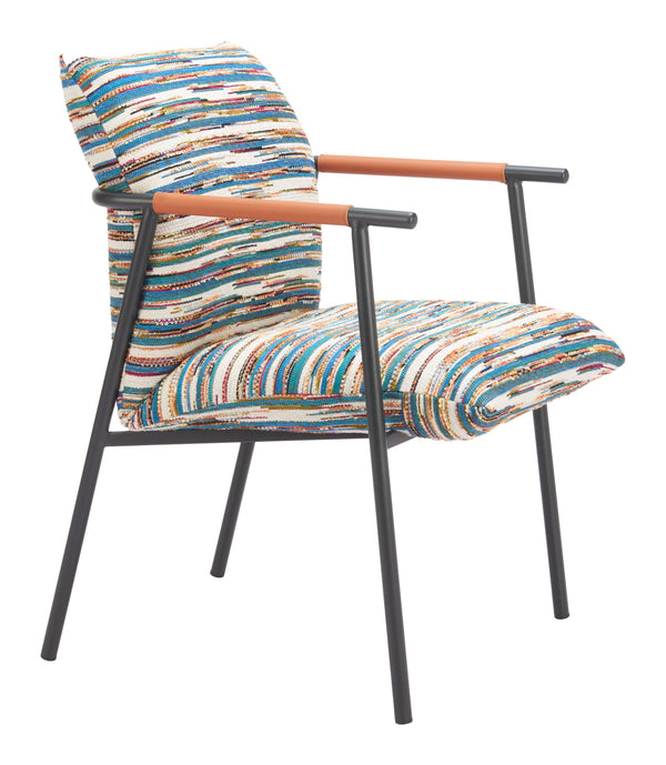 Zuo Modern Reduga Dining Chair In Vibrant Multicolor - Modern Design With Durable Fabric & Stylish Elegance Multicolor 100% Polyester,100% Polyurethane,Steel 110834-zuo-modern