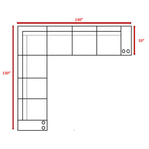 English Elm Fully Assembled Outdoor Wicker Patio Sofa – Effortless Setup, 6-Person Comfort, Weather-Resistant Design B120S00179