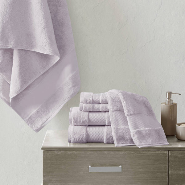JLA Home Madison Park Signature - Cotton Turkish 6-Piece Luxury Towel Set - 600 GSM Oversized Plush Spa-Quality, OEKO-TEX Certified MPS73-475