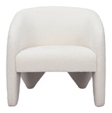 Lopta Accent Chair White 110279 Zuo Modern