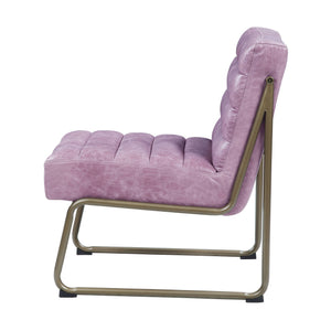 English Elm Wisteria Modern Accent Chair with Durable Wisteria Fabric, Eucalyptus Wood Legs, Sleek Metal Trim (38") B062P209156
