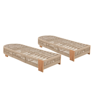 English Elm Christopher Knight Home® - Outdoor Acacia Wood Adjustable Lounge Chair – Coastal Comfort For Pool, Patio & Garden Retreats N770P298695B