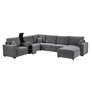 English Elm Swivel Barrel Accent Chair Chenille Tufted Round Club Seat for Living Room Lounge Grey N719S002350E