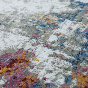Alora Decor Sanction Abstract Jewel-Tone Area Rug In Recycled Polyester — Stain-Resistant, Power-Loomed Luxury Feel 5'2" x 7'9" 02502510633095279