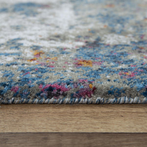 Alora Decor Sanction Abstract Jewel-Tone Area Rug In Recycled Polyester — Stain-Resistant, Power-Loomed Luxury Feel 5'2" x 7'9" 02502510633095279