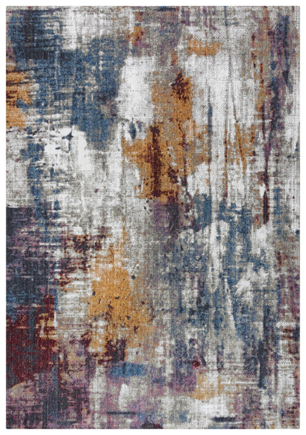Alora Decor Sanction Vivid Abstract Rectangle Rug — Eco-Friendly 100% Recycled Polyester, Bold Color-Block Flair 9' x 12' 02502510733070912