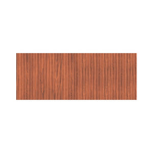 English Elm Modern Wavy Wall-mounted Queen Headboard with Organic Wood Grain Bohemian Bedroom Texture Walnut W1820P407910