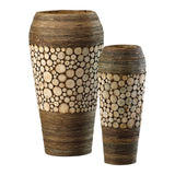 Cyan Design Wood Slice Oblong Containers 02520