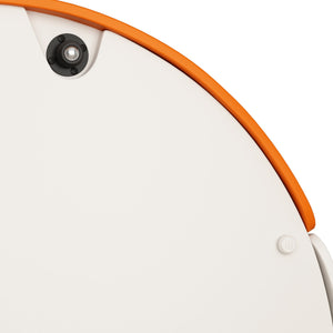 English Elm Nesting Modern Round Coffee Table Set with Sliding Extendable Top, Space-Saving MDF Design, 66lb Capacity Antique White W757P186974