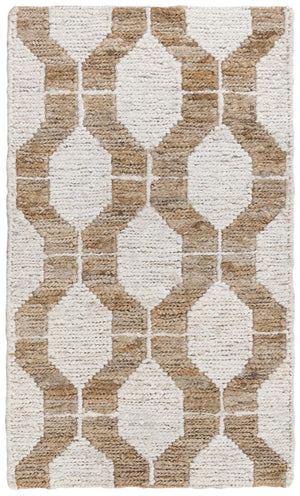 Alora Decor Bali Hand-Woven Jute Rug In Neutral Beige — Durable Bohemian Dhurrie With Hand-Serge Edge Finish 5' x 7'6" 02602610100550576