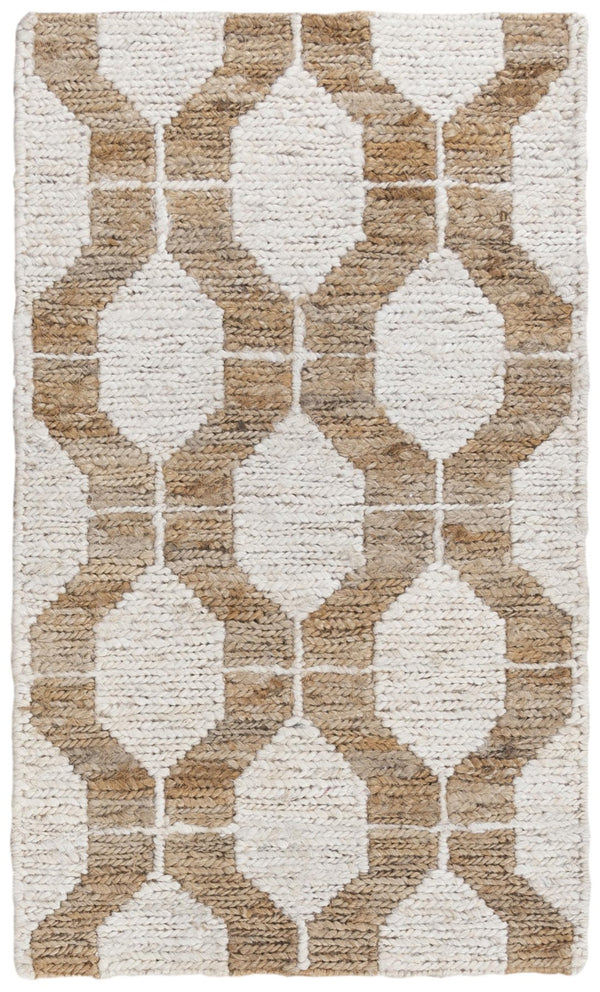 Alora Decor Bali Hand-Woven Jute Rug In Neutral Beige — Durable Bohemian Dhurrie With Hand-Serge Edge Finish 5' x 7'6" 02602610100550576