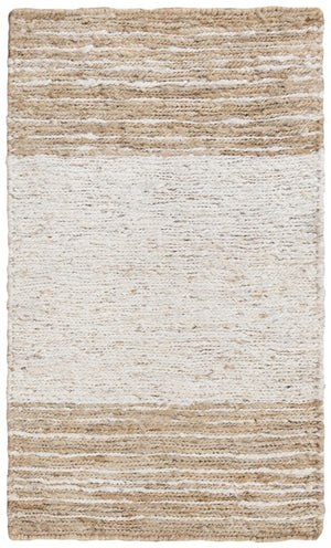 Alora Decor Bali Hand-Woven 100% Jute Rug With Subtle Dhurrie Pattern, Beige Boho Texture For Versatile Rooms 5' x 7'6" 02602610204550576