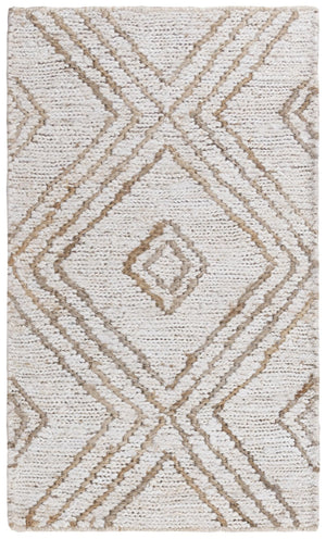 Alora Decor Bali Hand-Woven Jute Rug — Chunky Dhurrie Texture, Eco-Friendly Beige Boho Foundation For Rooms 5' x 7'6" 02602610300040576