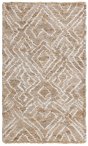 Alora Decor Bali Hand-Woven Jute Rug — Natural Beige Dhurrie Texture, Reversible Durable Boho Accent Rug 5' x 7'6" 02602610555040576