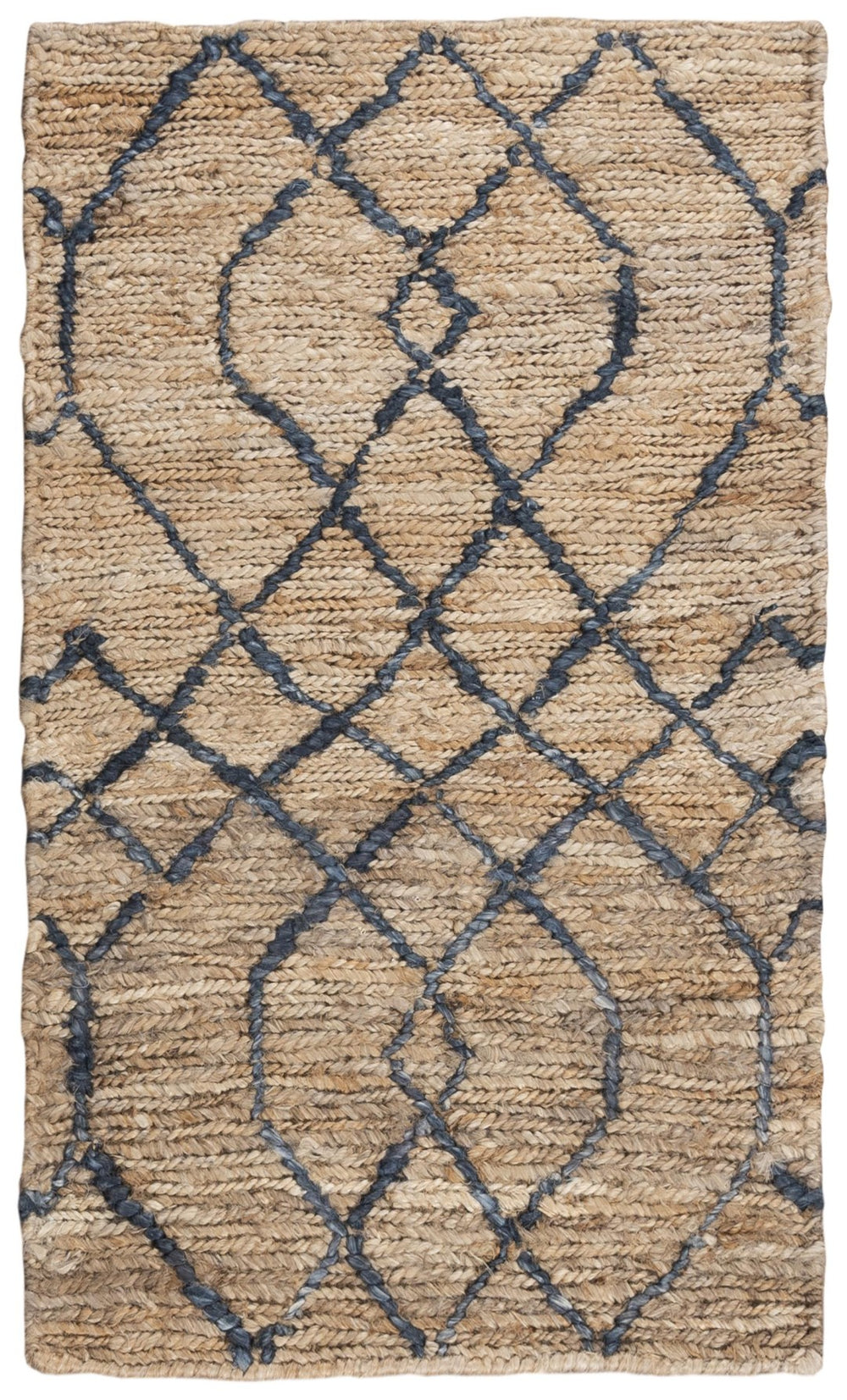 Alora Decor Bali Hand‑Woven 100% Jute Rug — Bohemian Neutral Texture With Hand‑Serged Edges For Layering Decor 10' x 14' 02602610700551014