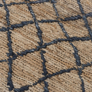 Alora Decor Bali Hand‑Woven 100% Jute Rug — Bohemian Neutral Texture With Hand‑Serged Edges For Layering Decor 10' x 14' 02602610700551014