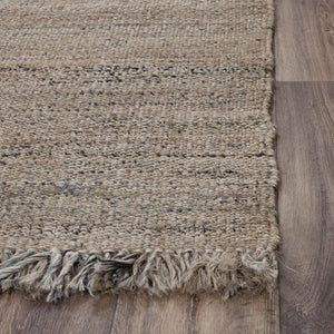 Alora Decor Bali Hand-Woven Jute Rug In Beige — Artisanal Dhurrie Texture, Durable Eco-Friendly Boho Anchor For Rooms 10' x 14' 02602610855041014