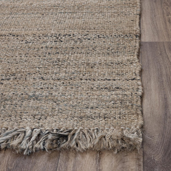 Alora Decor Bali Hand-Woven Jute Rug In Beige — Artisanal Dhurrie Texture, Durable Eco-Friendly Boho Anchor For Rooms 10' x 14' 02602610855041014