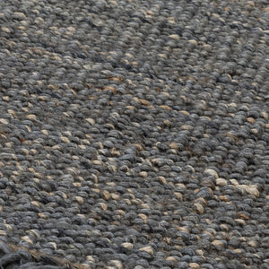 Alora Decor Bali Hand-Woven Gray Jute Dhurrie Rug — Sustainable Boho Texture, Low-Profile Durable Foundation 9' x 12' 02602610900330912