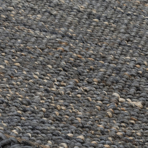 Alora Decor Bali Hand-Woven Gray Jute Dhurrie Rug — Sustainable Boho Texture, Low-Profile Durable Foundation 9' x 12' 02602610900330912