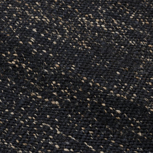 Alora Decor Bali Hand-Woven Black Jute Rug — Bohemian Dhurrie Texture, Durable Natural Fibers, Low-Maintenance 10' x 14' 02602611000061014