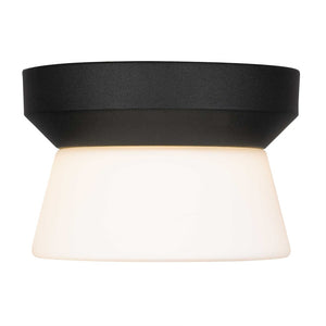 English Elm 7 Inch Led Flush Mount Ceiling Light with Etched Glass Diffuser for Modern Interiors B370P399114